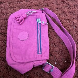 Kipling Vibrant Pink Crossbody Bag